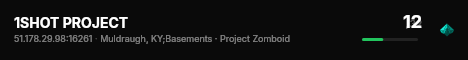 1SHOT PROJECT live status badge