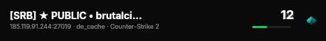 [SRB] ★ PUBLIC • brutalci.info live status badge