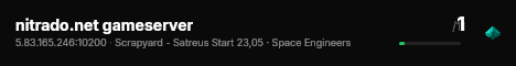 nitrado.net gameserver live status badge