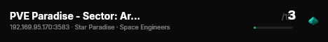 PVE Paradise - Sector: Arcturus PVPVE live status badge
