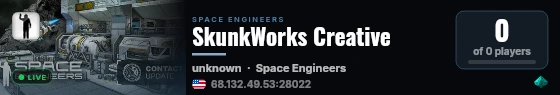 SkunkWorks Creative live status badge