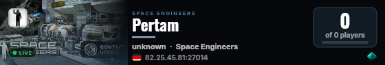 Pertam live status badge