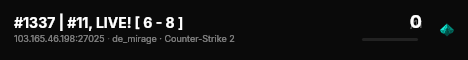 #1337 | #11, WAITING! live status badge