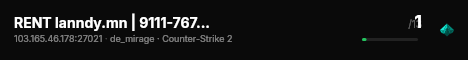 RENT lanndy.mn | 9111-7678 | #1 | AntiCheat 🛡️ LANN live status badge