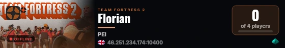 Florian live status badge