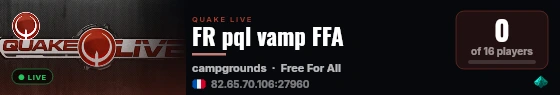 FR pql vamp FFA live status badge