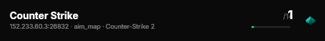 Counter Strike live status badge