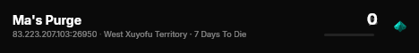 Ma's Purge live status badge