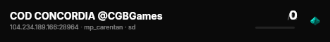 COD CONCORDIA @CGBGames live status badge