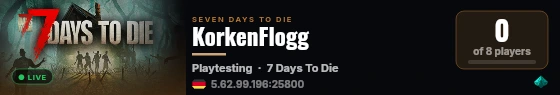 KorkenFlogg live status badge