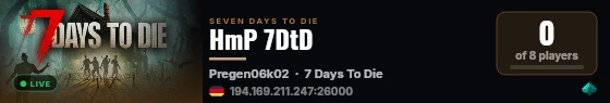HmP 7DtD live status badge