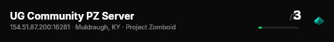 UG Community PZ Server live status badge
