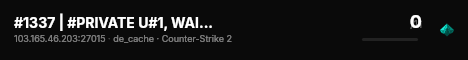 #1337 | #PRIVATE U#1, WAITING! live status badge