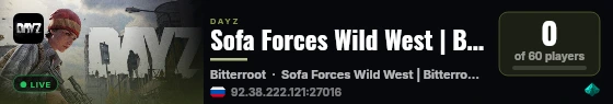 Sofa Forces Wild West | Bitterroot | PvP | RU live status badge