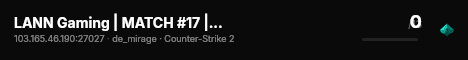 LANN Gaming | MATCH #17 | AntiCheat 🛡️ live status badge