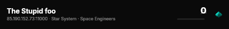 The Stupid foo live status badge
