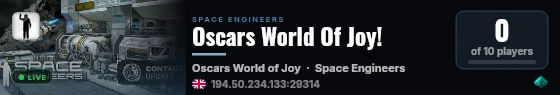Oscars World Of Joy! live status badge