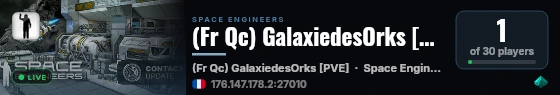 (Fr Qc) GalaxiedesOrks [PVE] live status badge