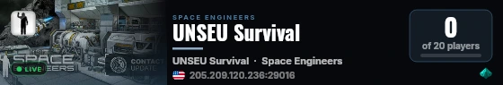 UNSEU Survival live status badge