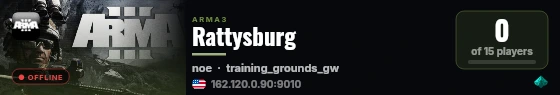 Rattysburg live status badge
