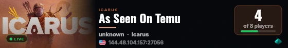As Seen On Temu live status badge