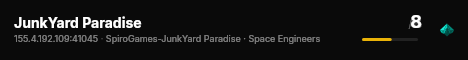 JunkYard Paradise live status badge