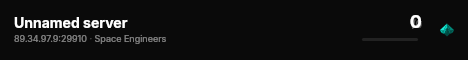 Unnamed server live status badge