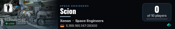 Scion live status badge