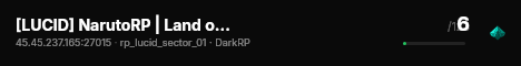 [LUCID] NarutoRP | Land of Fire | .gg/v9SQ9N2Jta live status badge
