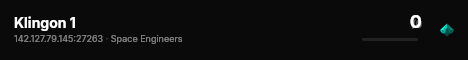 Klingon 1 live status badge