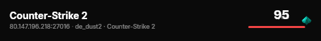 Counter-Strike 2 live status badge