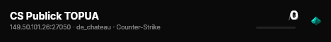 CS Publick TOPUA live status badge