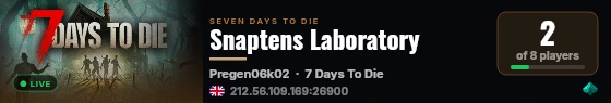 Snaptens Laboratory live status badge