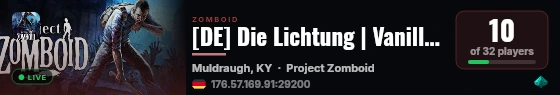 [DE] Die Lichtung | Vanilla PvE | Anfängerfreundlich live status badge