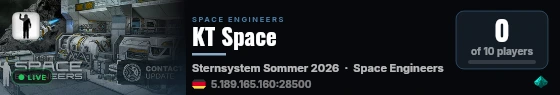 KT Space live status badge