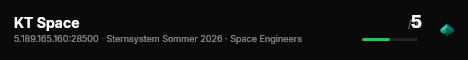 KT Space live status badge