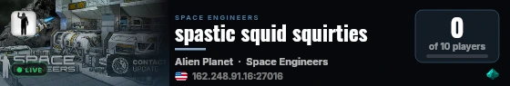 spastic squid squirties live status badge