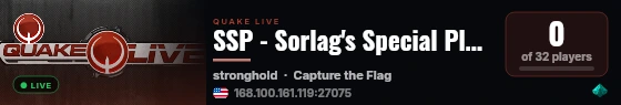 SSP - Sorlag's Special Place live status badge