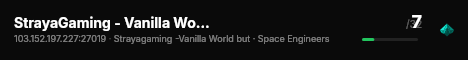StrayaGaming - Vanilla World Modded live status badge