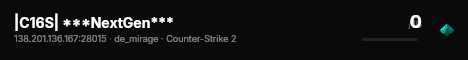 |C16S| ***NextGen*** live status badge