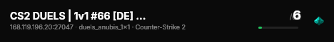 CS2 DUELS | 1v1 #66 [DE] — CYBERSHOKE.NET (ALL MAPS) live status badge