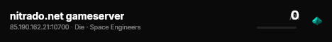 nitrado.net gameserver live status badge