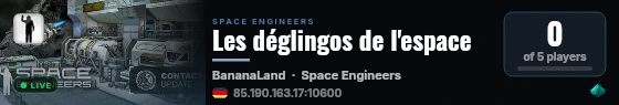 Les déglingos de l'espace live status badge