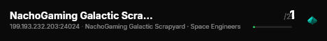 NachoGaming Galactic Scrapyard live status badge