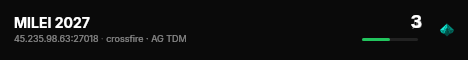 MILEI 2027 live status badge