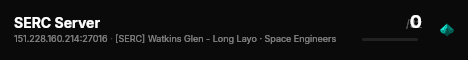 SERC Server live status badge