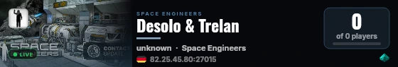 Desolo & Trelan live status badge
