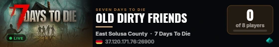 OLD DIRTY FRIENDS live status badge