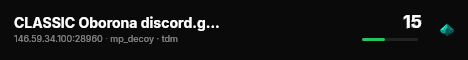 CLASSIC Oborona discord.gg/qxwBpzJ 24/7 1.3 live status badge