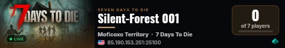Silent-Forest 001 live status badge